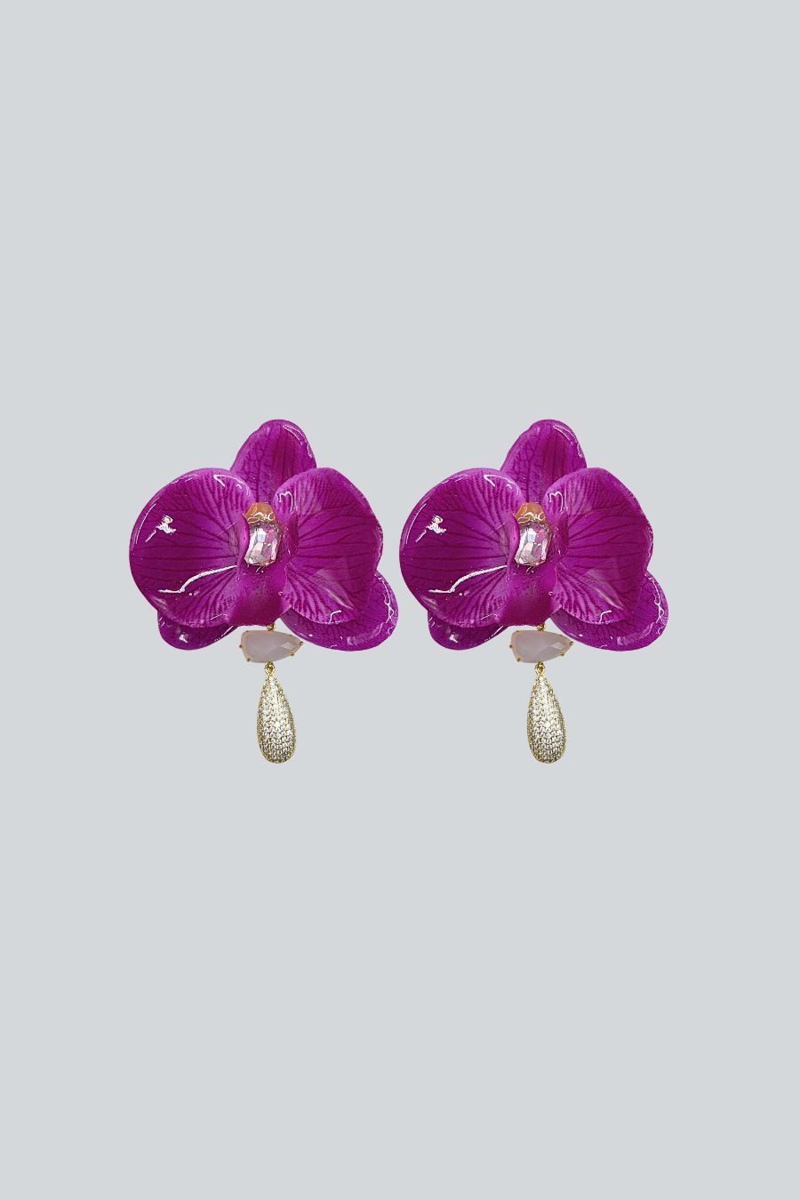 ARETES ORQUIDEA ROSA